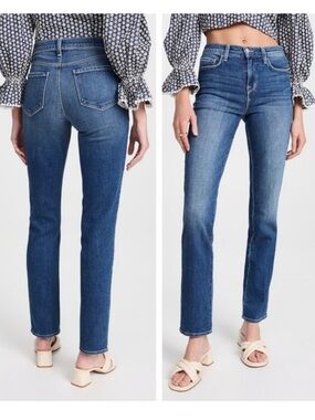 L'AGENCE Dean Sequoia Mid-Rise Slim Straight Leg Jean 26 NWT $280